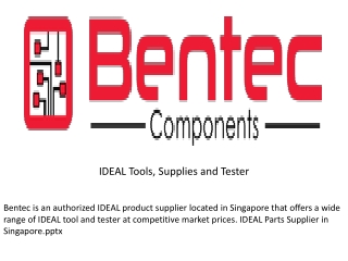 IDEAL Tools, Supplies and Tester