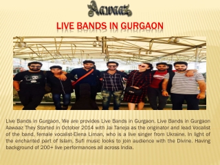 Live Bands in Gurgaon | Best | Top 10 Live Bands in Gurgaon