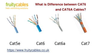 Difference between CAT6 and CAT6A Cables