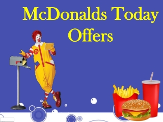 McDonalds Today Offers