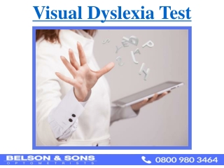 Visual Dyslexia Test