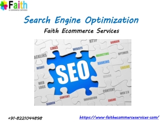 SEO Services- Faith Ecommerce Services