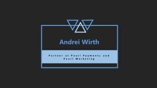 Andrei Wirth - Offer Consultation in Merchant Card Processing, Negotiation