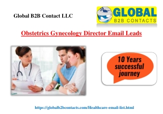 Obstetrics Gynecology Director Email Leads