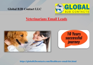 Veterinarians Email Leads