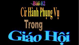Cử Hành Phụng Vụ