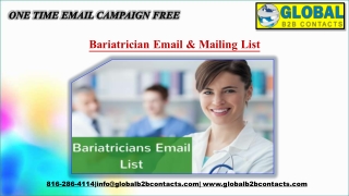 Bariatrician Email & Mailing List