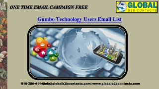 Gumbo Technology Users Email List