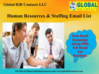 Human Resources & Staffing Email List