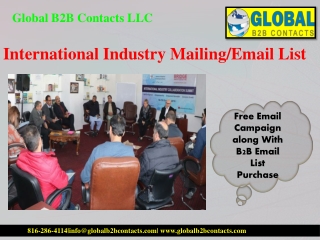 International Industry MailingE mail List