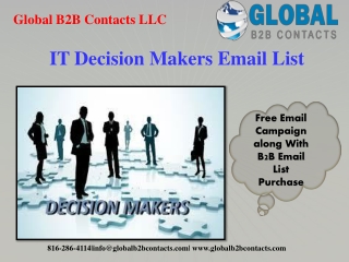 IT Decision Makers Email List