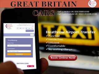 Three Reasons to Choose an Airport Taxi Service in London