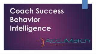 Accumatch Behavior Intelligence -Top coach training programs