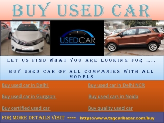 Buy used car