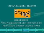 BUSQUEDA DEL TESORO