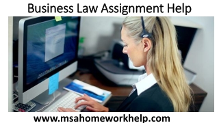 Business Law Assignment Help
