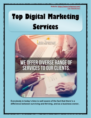 Why Digital Marketing is More Effective With Top Digital Marketing Services?