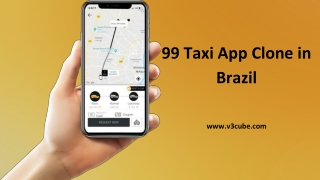 99 Taxi App Clone in Brazil