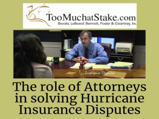 Know more and important things about Hurricane Insurance Claims