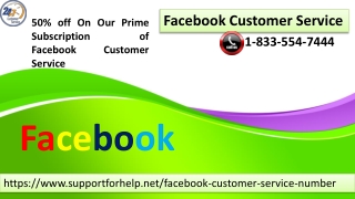 Unlimited Technical Assistance Using Facebook Customer Service 1-833-554-7444