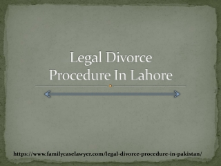 Divorce Procedure In Pakistan ~ Best Lawyer in Lahore