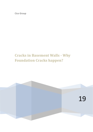 Cracks in Basement walls why foundation cracks happen