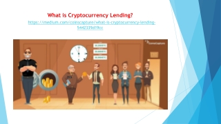 What is Cryptocurrency Lending? | Coinscapture