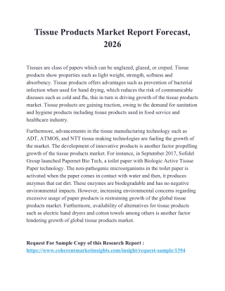 Tissue Product Market