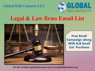 Legal & Law firms Email List