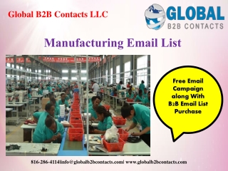 Manufacturing Email List