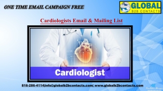 Cardiologists Email & Mailing List