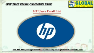 HP Users Email List