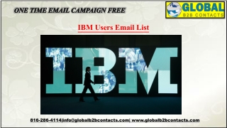 IBM Users Email List