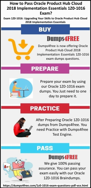 Oracle Fusion Product Hub 1z0-1016 Dumps