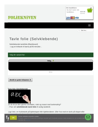 Foliekniven