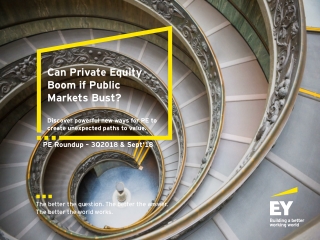 Private Equity Round Up - 3Q 2018 by EY India