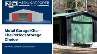 Metal Garage Kits — The Perfect Storage Choice