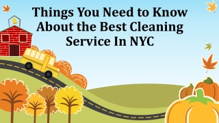 Best Cleaning Service In NYC - Things You Should Know
