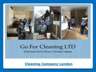 Cleaning Company London