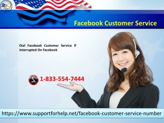 Get the Unlimited Aid at Facebook Customer Service 1-833-554-7444