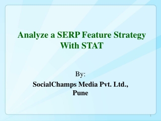 Analyze a SERP Feature Strategy With STAT