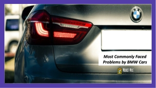 Most Commonly Faced Problems by BMW Cars