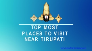 Top Most Places To Visit Near Tirupati