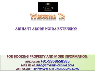 Arihant Abode 3 BHK Flats 35 Lacs