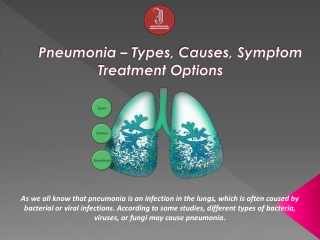 Pneumonia – Types, Causes, Symptoms & Treatment Options | JPHPL