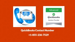Gather more information about best features of QuickBooks at QuickBooks Contact Number 1-855-236-7529