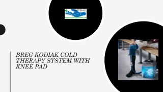 Breg Kodiak Cold Therapy System with Knee Pad