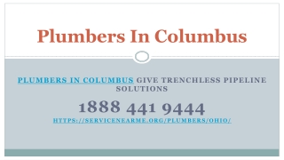 Plumbers In Columbus Give Trenchless Pipeline Solutions