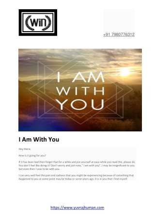 I Am With You