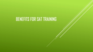 SAT Training